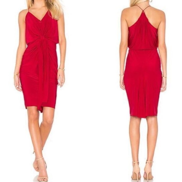 Miss Los Angeles Domino Draped Mini Dress Size Small NWT - Picture 1 of 8